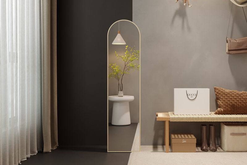 Spiegel Rosalie 160 x 40 Oude Eik