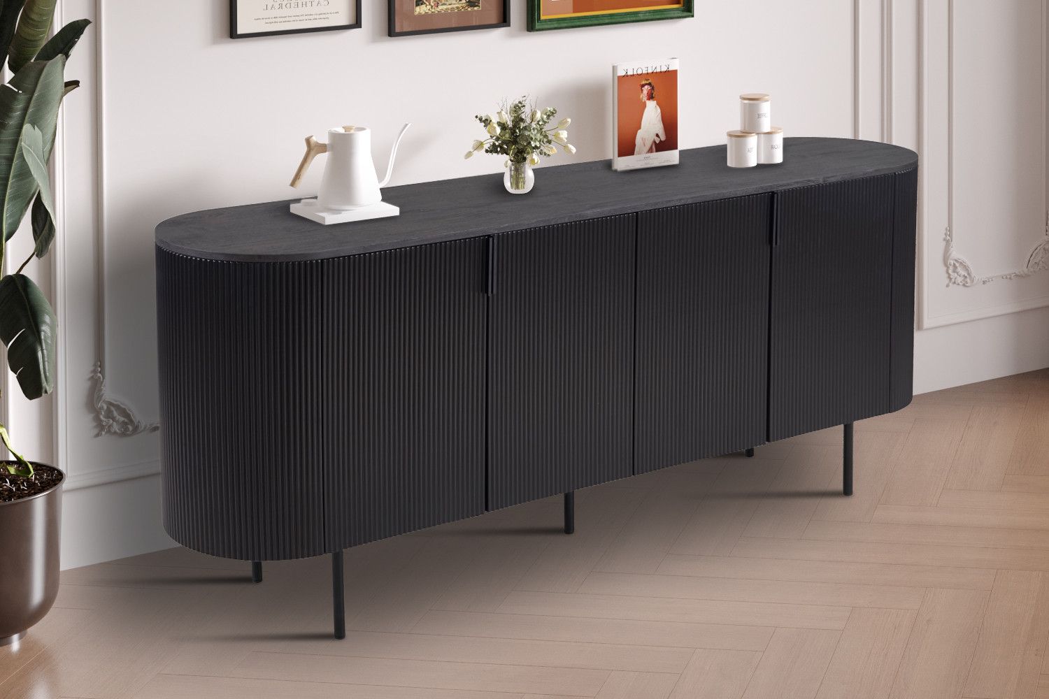 Dressoir Lagos 200cm Decor Donkerbruin