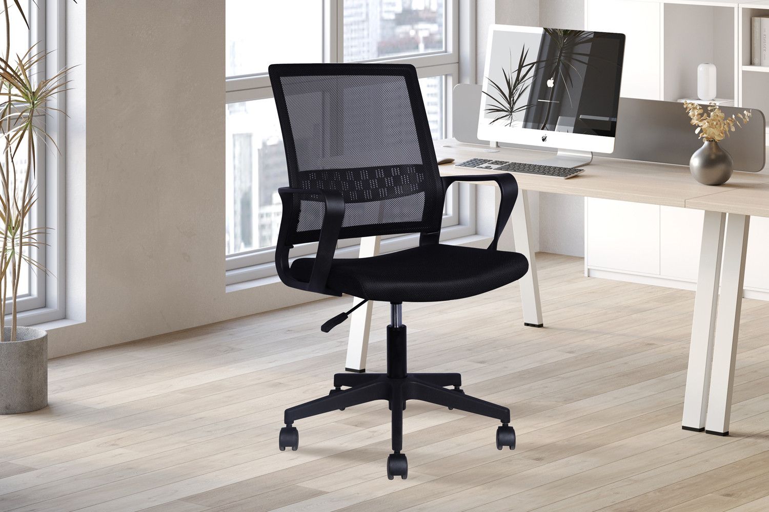 Bureaustoel Dylan Mesh Zwart