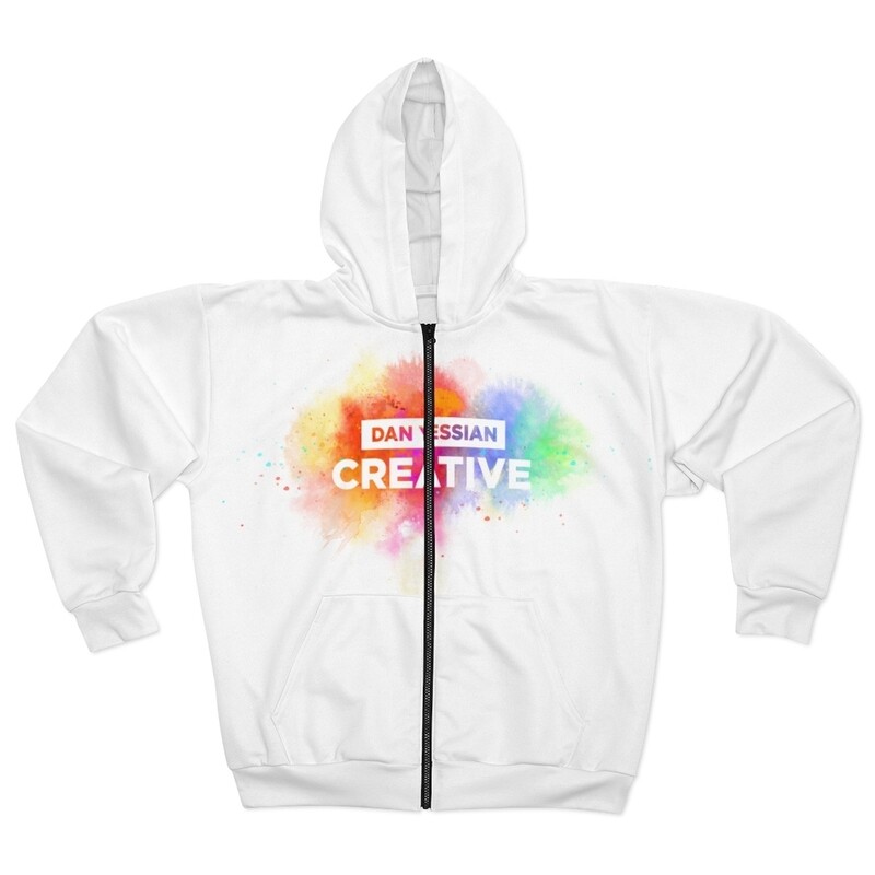 AOP Unisex Zip Hoodie
