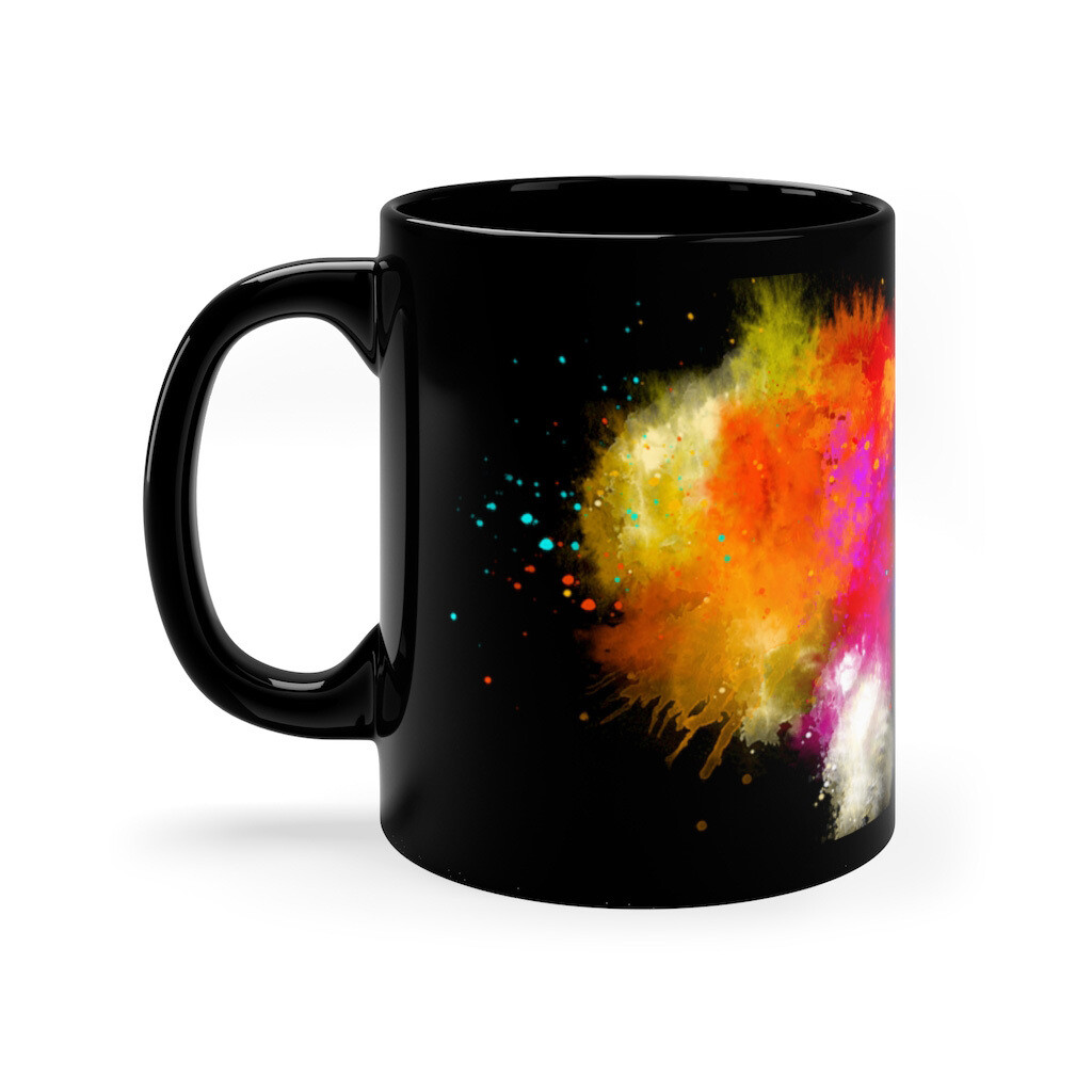 11 oz Black Mug
