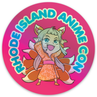 RI ANIME PINK KIRI HOLOGRAM STICKER