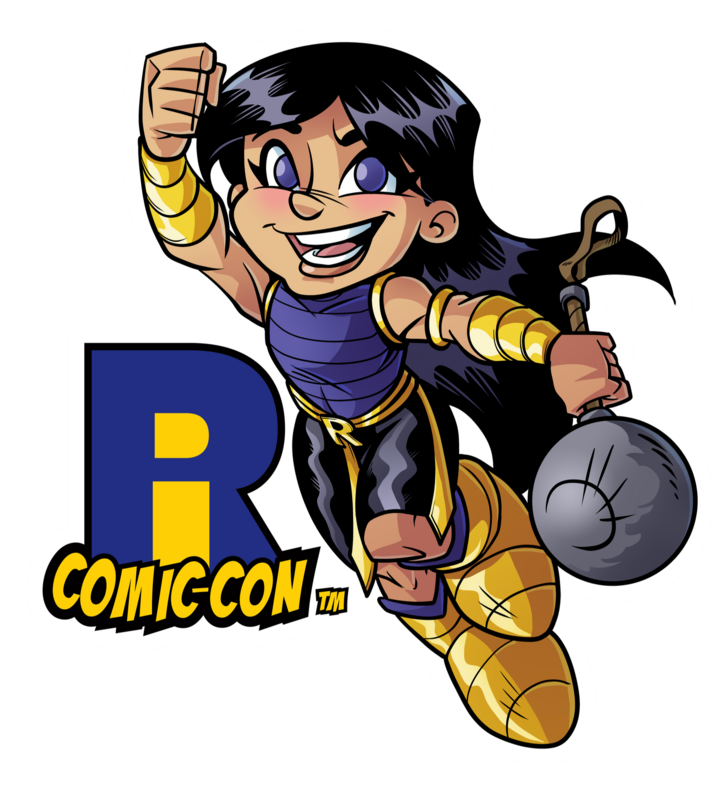 RI COMIC CON COLLECTIBLE PIN-LIL RHODY