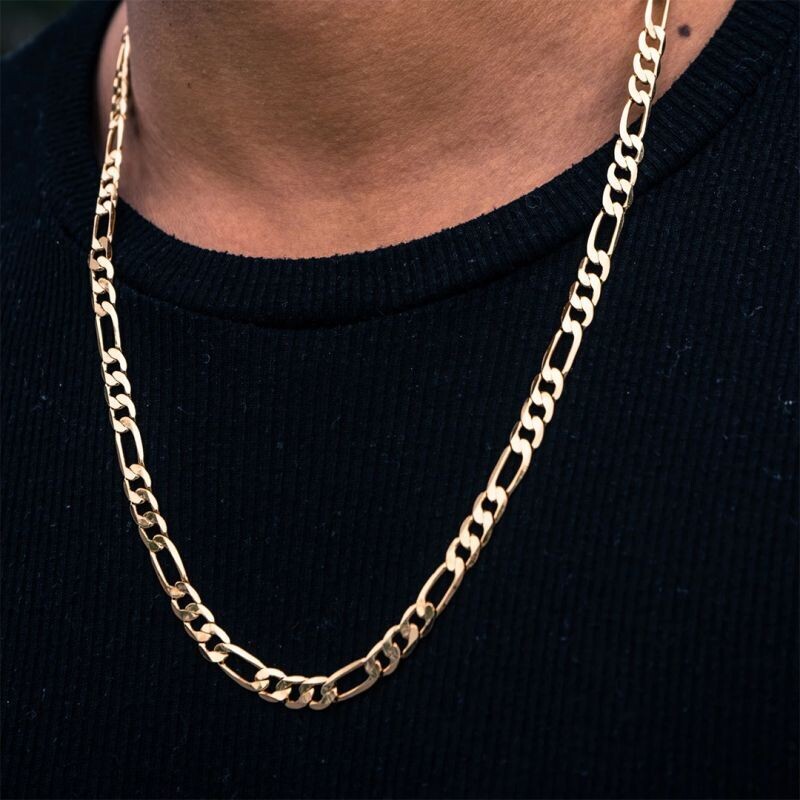 14k Gold "Figaro" chain