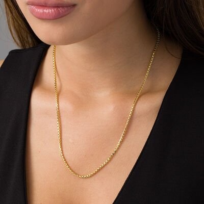 14k Gold "box" chain
