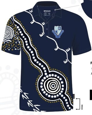 ## STAFF ONLY ## Teacher Indigenous Polo Shirt - Navy
