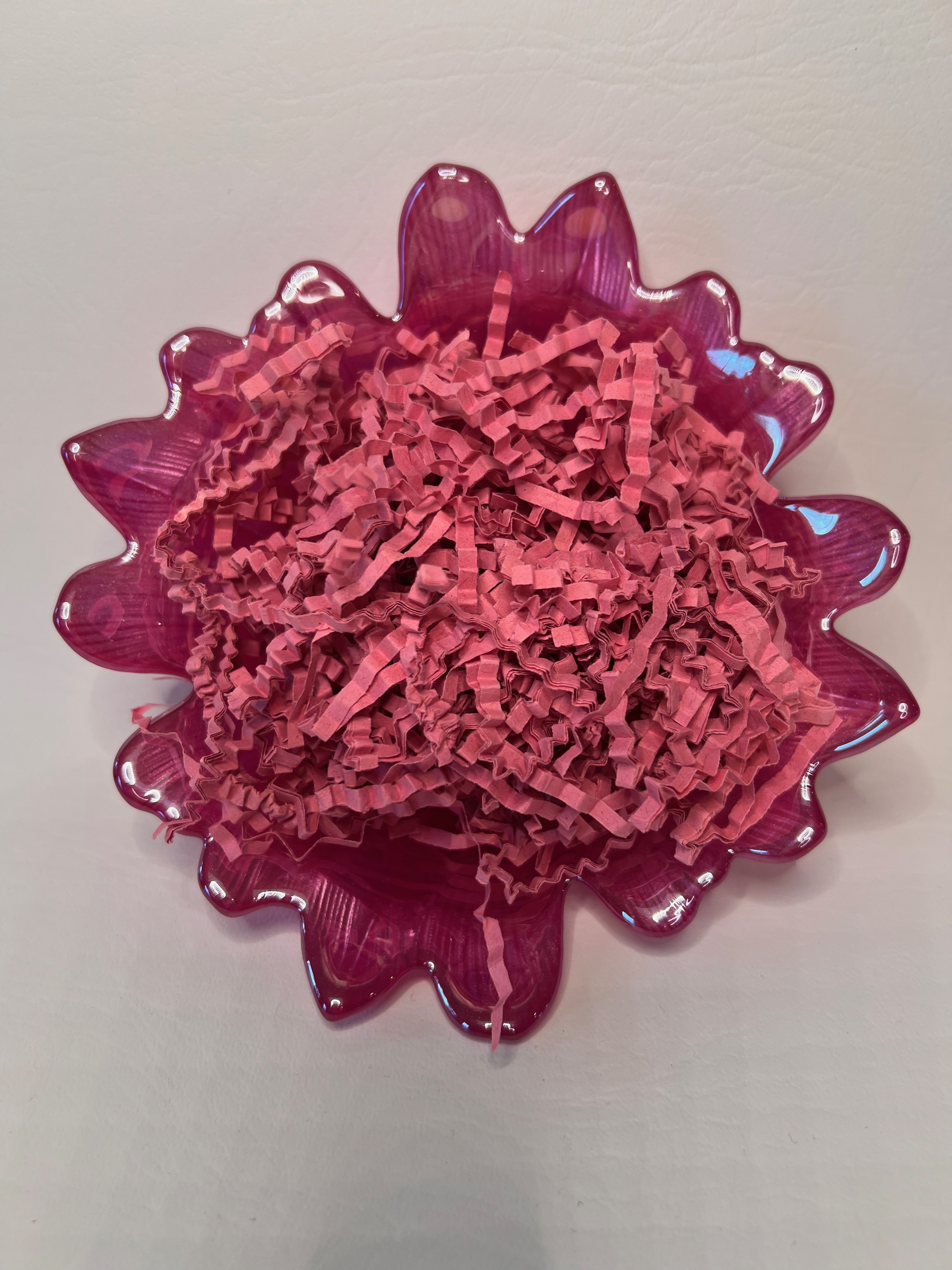 Pink Flower Gift Basket