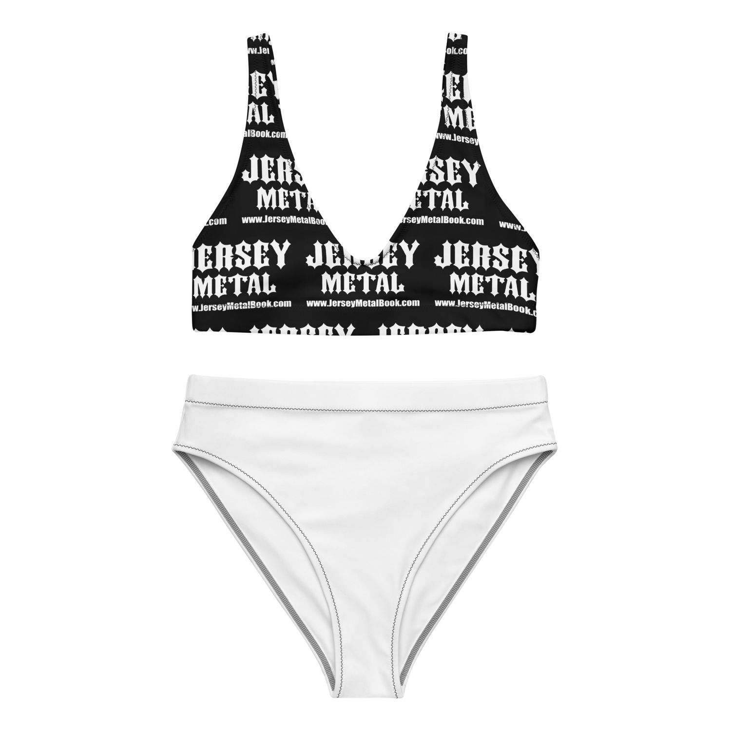 Recycled high-waisted bikini
