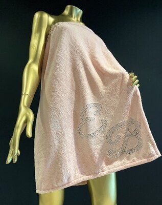 The Crystal Wrap & hair turban set