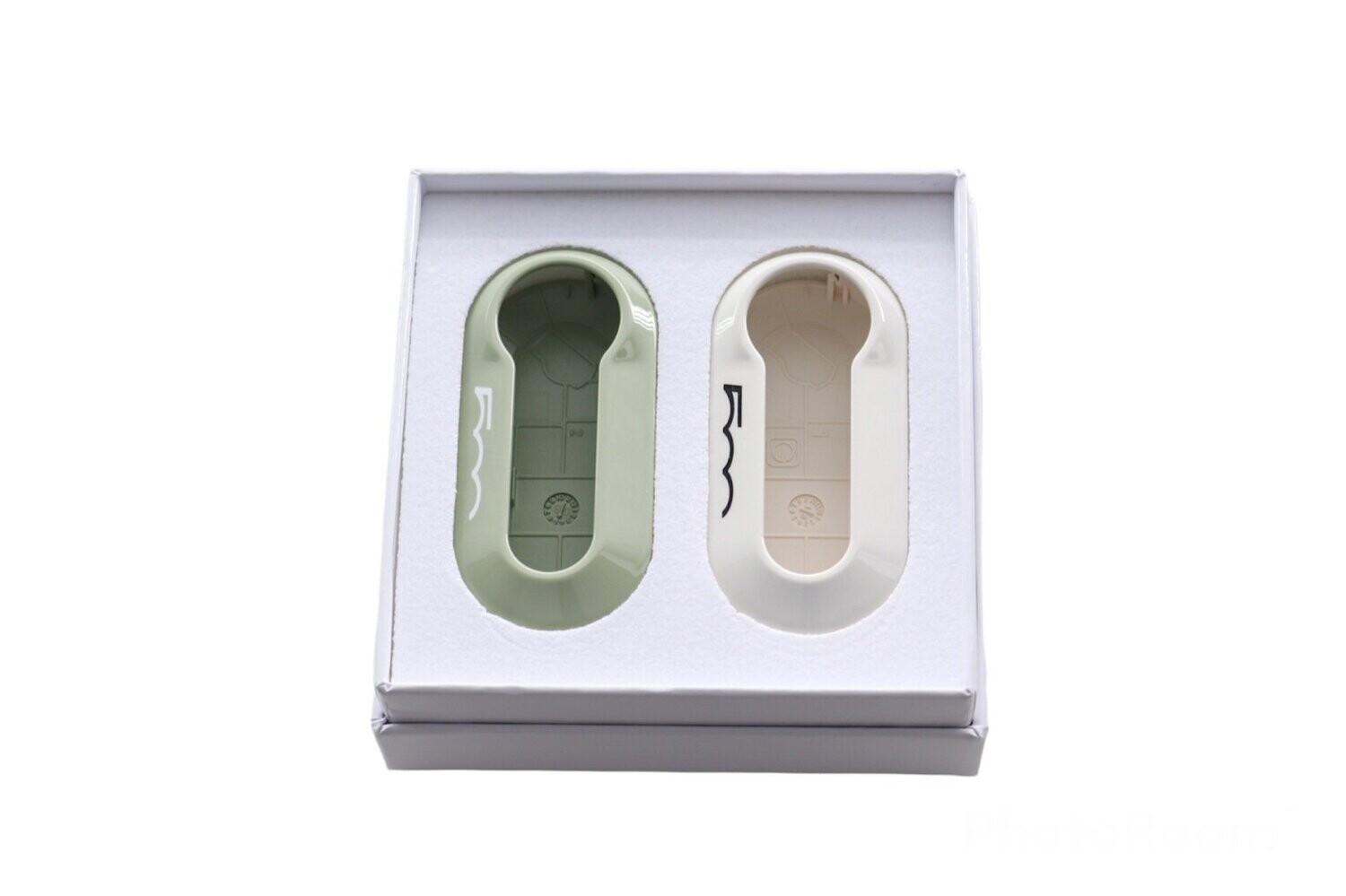 Key cover set Pistache & Bianco OEM Fiat