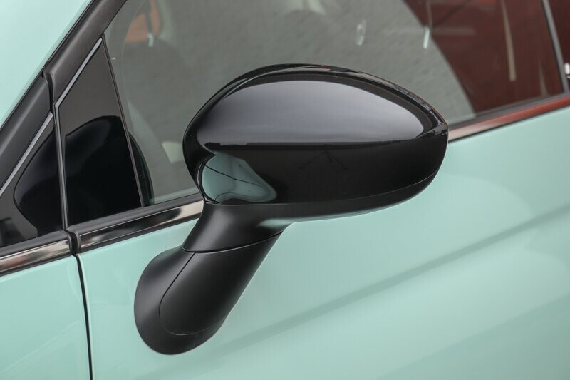 Spiegelkappen set zwart origineel Fiat
