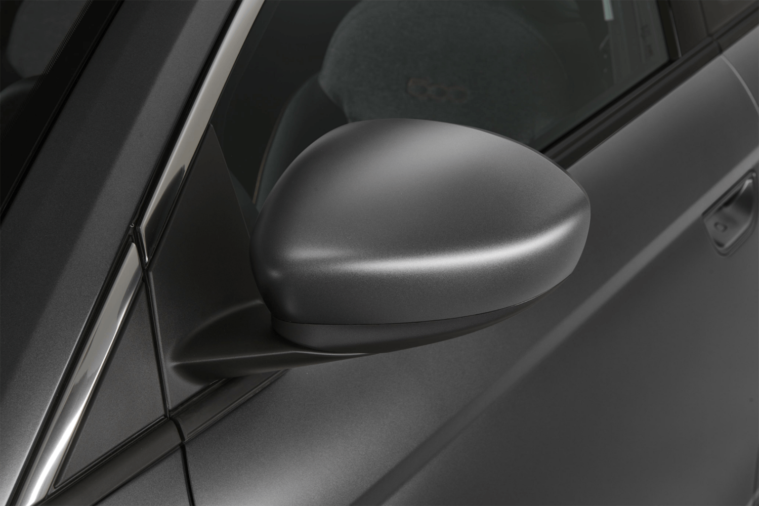 Fiat 500e Techno sport spiegelkappen, emblemen of set. Origineel Fiat.