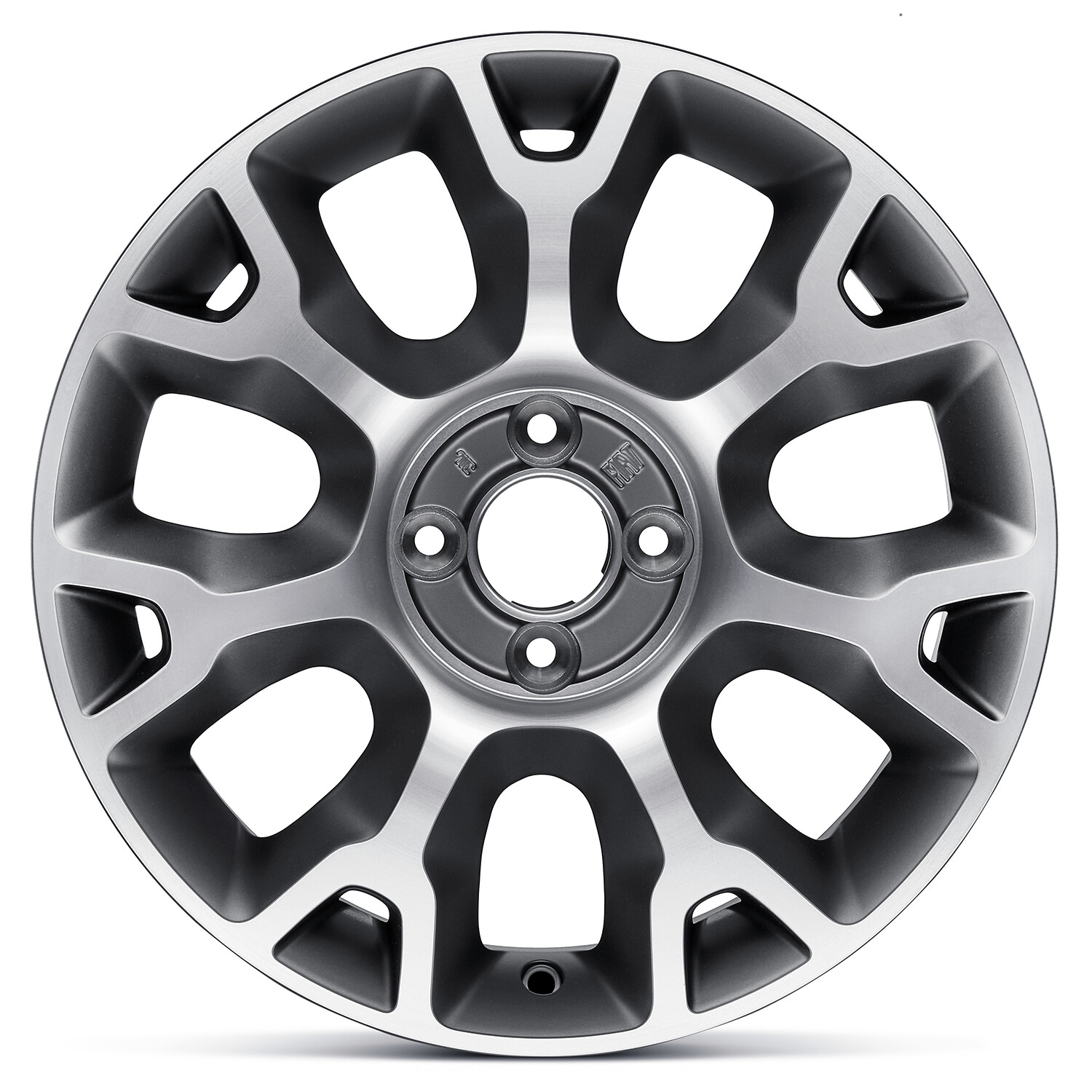 16 inch Fiat 500 Sport Diamond velgen set origineel Fiat