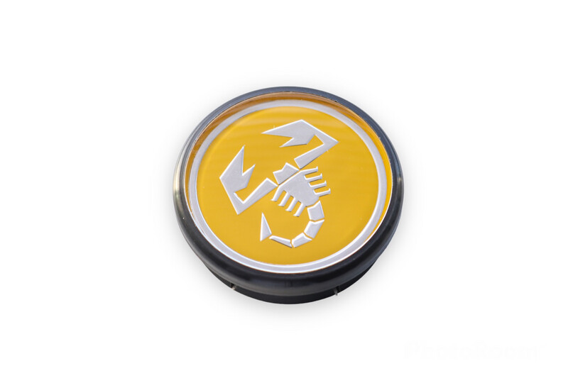 Naafkapjes Giallo los of in set origineel Abarth