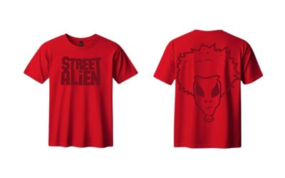 Street Alien Big Back Logo (Red)