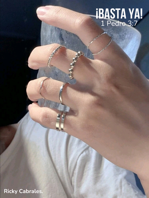 Set de anillos ¡BASTA YA!