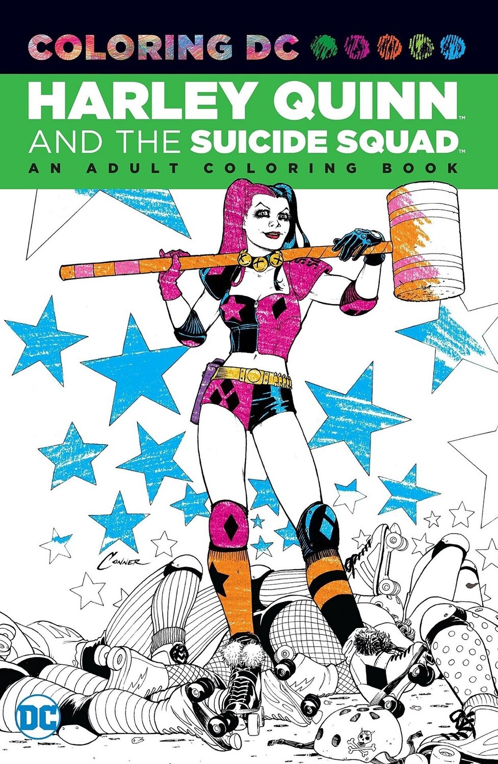 Harley Quinn and the Suicide Squad and Adult Coloring Book