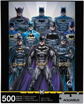 Batman Batsuits Puzzle 500 Piece Puzzle