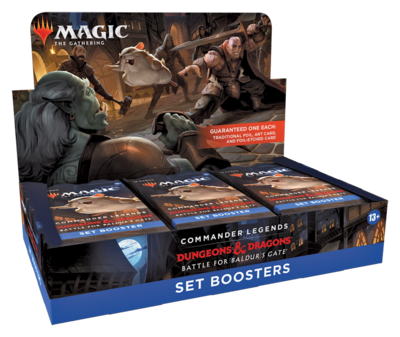 Magic: the Gathering Commander Legends: Battle for Baldur's Gate Set Booster Display
