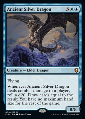 Ancient Silver Dragon (Commander Legends: Battle for Baldur's Gate, 56, Nonfoil)