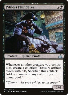 Pitiless Plunderer (Rivals of Ixalan, 81, Nonfoil)