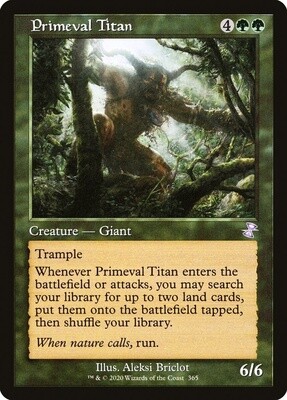 Primeval Titan (Time Spiral Remastered, 365, Nonfoil)