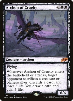 Archon of Cruelty (Modern Horizons 2, 342, Nonfoil)