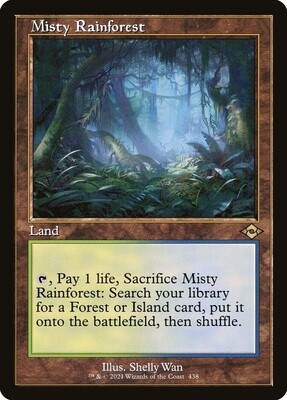Misty Rainforest (Modern Horizons 2, 438, Foil)