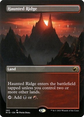 Haunted Ridge (Innistrad: Midnight Hunt, 282, Nonfoil)