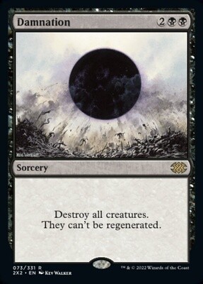 Damnation (Double Masters 2022, 73, Nonfoil)