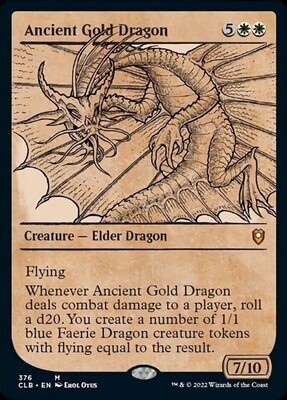 Ancient Gold Dragon (Commander Legends: Battle for Baldur's Gate, 376, Nonfoil)