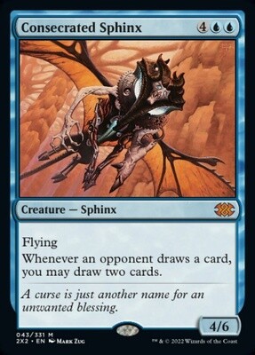 Consecrated Sphinx (Double Masters 2022, 43, Nonfoil)