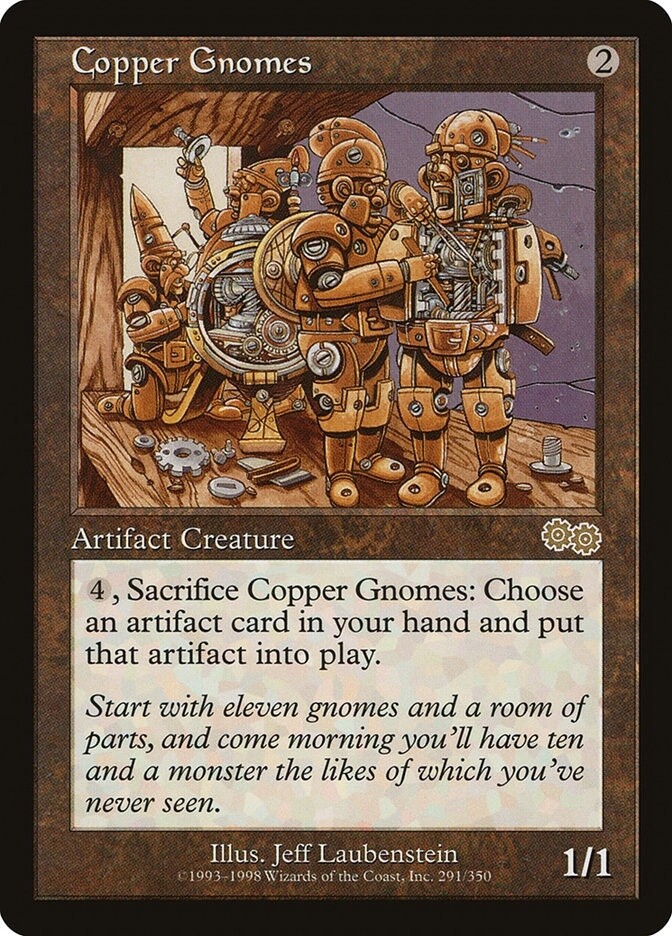 Copper Gnomes (Urza's Saga, 291, Nonfoil)