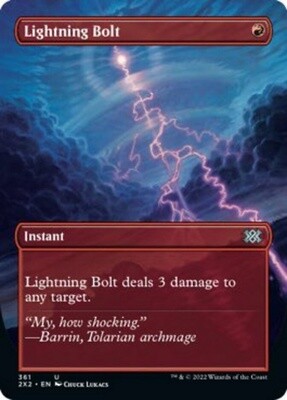 Lightning Bolt (Double Masters 2022, 361, Nonfoil)