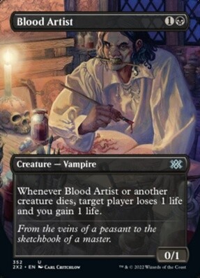 Blood Artist (Double Masters 2022, 352, Nonfoil)