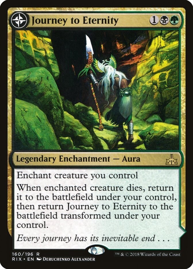 Journey to Eternity // Atzal, Cave of Eternity (Rivals of Ixalan, 160, Nonfoil)