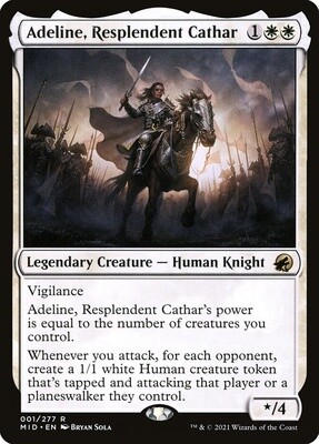 Adeline, Resplendent Cathar (Innistrad: Midnight Hunt, 1, Nonfoil)