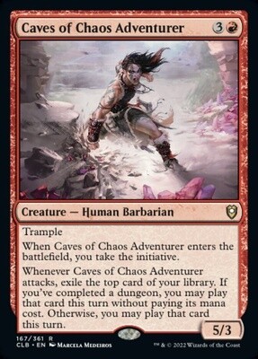 Caves of Chaos Adventurer (Commander Legends: Battle for Baldur's Gate, 167, Nonfoil)