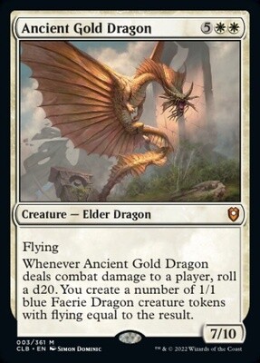 Ancient Gold Dragon (Commander Legends: Battle for Baldur's Gate, 3, Nonfoil)