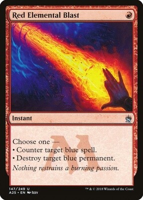 Red Elemental Blast (Masters 25, 147, Foil)