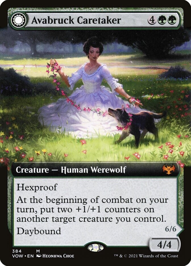 Avabruck Caretaker // Hollowhenge Huntmaster (Innistrad: Crimson Vow, 384, Nonfoil)
