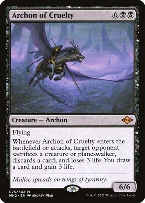 Archon of Cruelty (Modern Horizons 2, 75, Nonfoil)