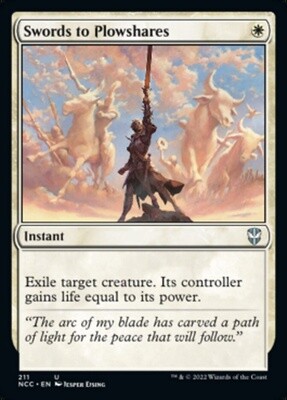 Swords to Plowshares (New Capenna Commander, 211, Nonfoil)