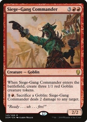 Siege-Gang Commander (Dominaria, 143, Nonfoil)
