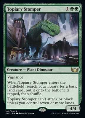 Topiary Stomper (Streets of New Capenna, 160, Foil)