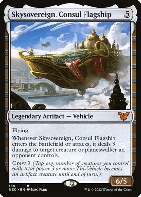 Skysovereign, Consul Flagship (Neon Dynasty Commander, 159, Nonfoil)