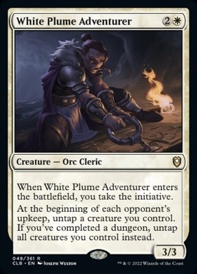 White Plume Adventurer (Commander Legends: Battle for Baldur's Gate, 49, Nonfoil)