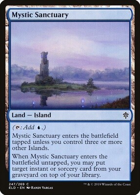 Mystic Sanctuary (Throne of Eldraine, 247, Nonfoil)