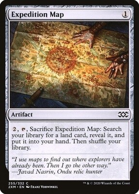 Expedition Map (Double Masters, 255, Foil)