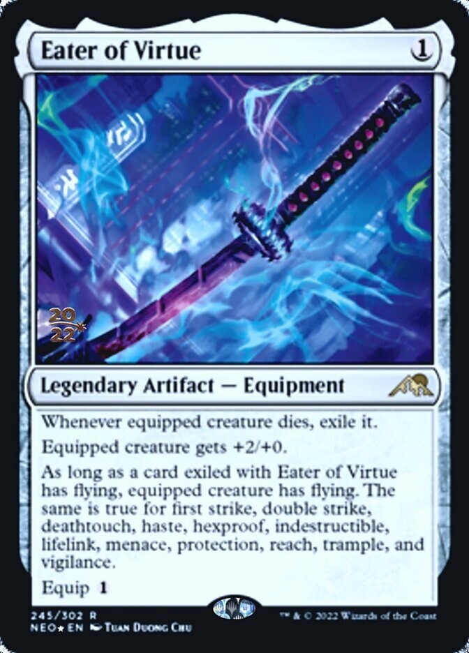 Eater of Virtue (Kamigawa: Neon Dynasty Promos, 245s, Foil)